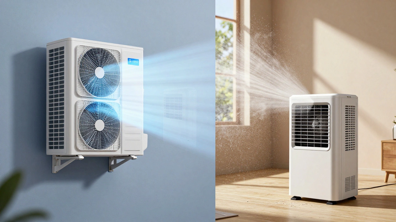 Mini-split and swamp cooler shown as more efficient AC alternatives